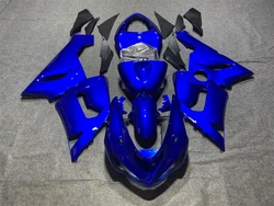 新しいabsプラスチックシェルオートバイフェアリングキットカワサキ忍者ZX6R 636 ZX-6R 2005 2006 05 06カスタムブルー