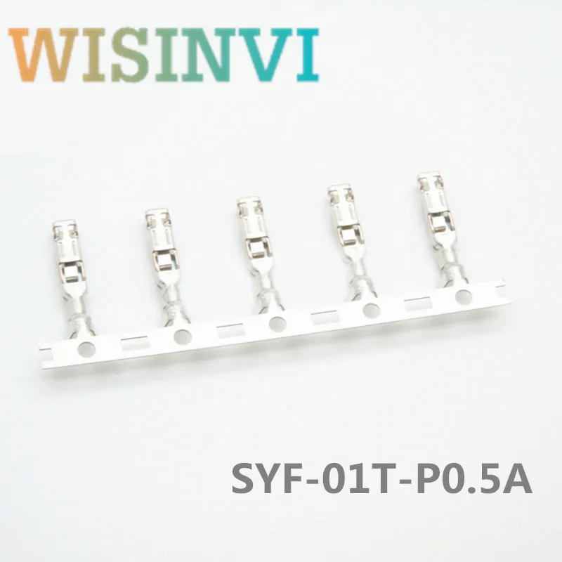 100pcs/lot  SYF-01T-P0.5A  Terminal pin wire gauge：20-26AWG  Connector