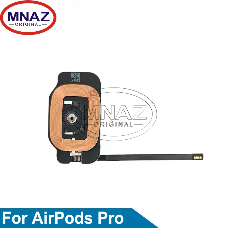 MNAZ For Airpods Pro Earphone Headphone Battery Compartment Wireless Charging Coil Module Flex Cable Replacement Parts