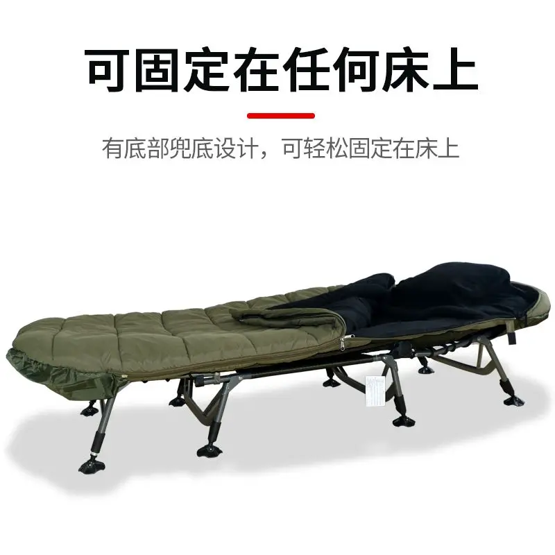 เตียงพับพักกลางวัน งีบหลับคนเดียว เรียบง่าย สำหรับแคมป์ งานกลางคืน ของใช้สำหรับคนทำงาน