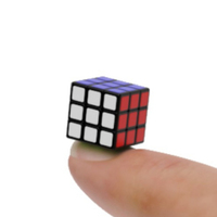 1cm Mini Magic Cube Toys Mini Small Size 3x3x3 10mm Puzzle Cube Rotated  Learning Education Toy for Children Reward Gift