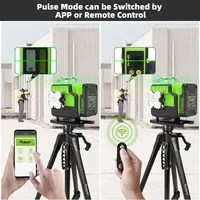 Huepar P04CG 360 Degree Horizontal Vertical 16 Lines Laser Level Unit 4D Cross Line Wall Ground Integrated