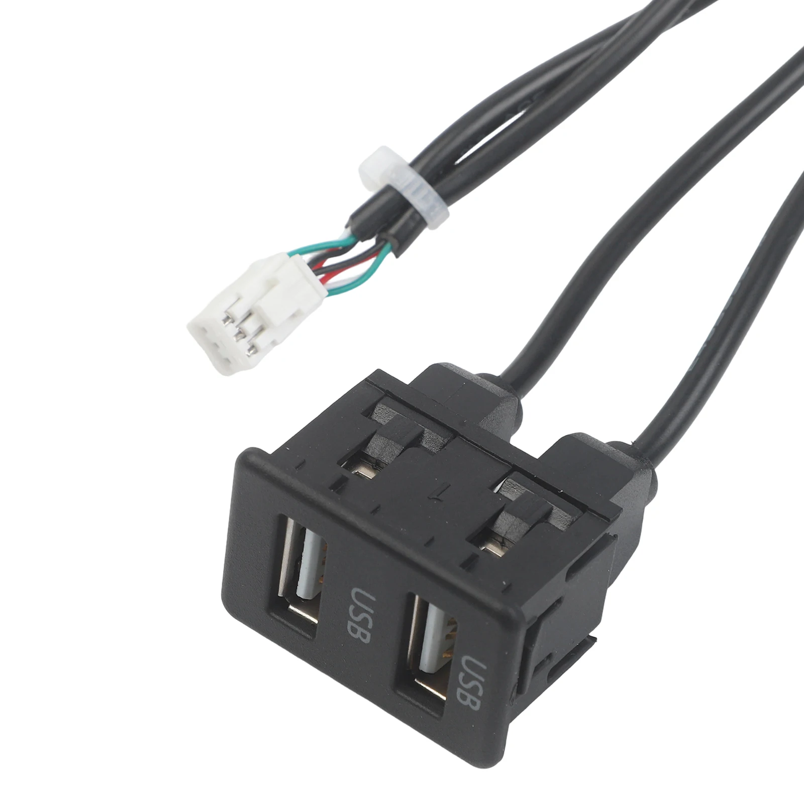 Navigation System Car Interface Panel with 6 Pin to Dual USB Port for Audio Input Suitable for Various Navigation Machines