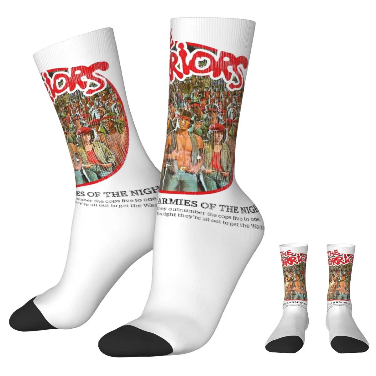 

Adults Men Socks The Warriorsed Worn Out Lts Stockings Autumn Fashion High Quality Socks Graphic Skateboard Anti Sweat Socks