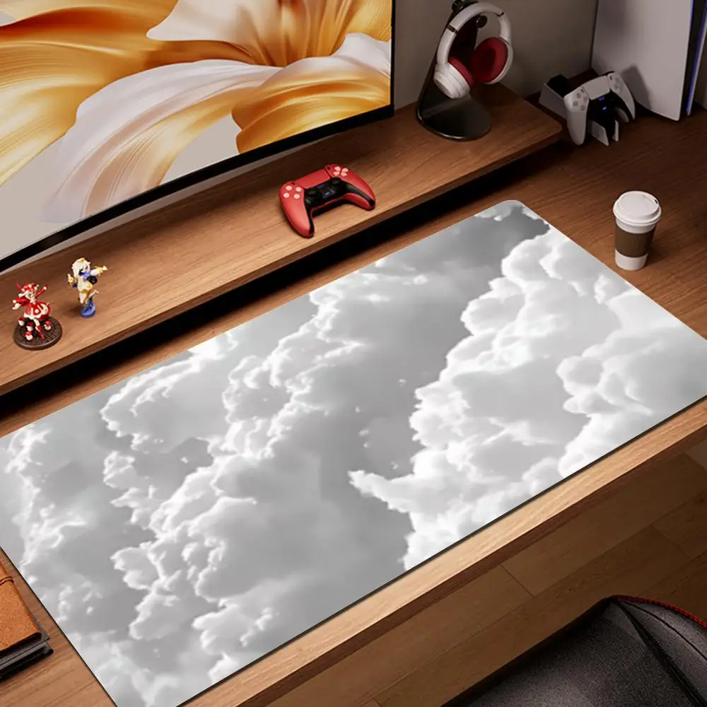 

Blue sky and white clouds Mouse Pad asdjasodasdasd