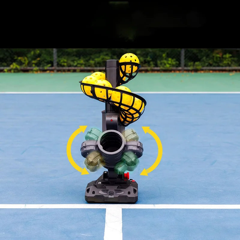 Hot Sale Pickleball Robot Serving Machine with Rebound Net Speed and Frequency Adjustable with APP Remote Control Trainer