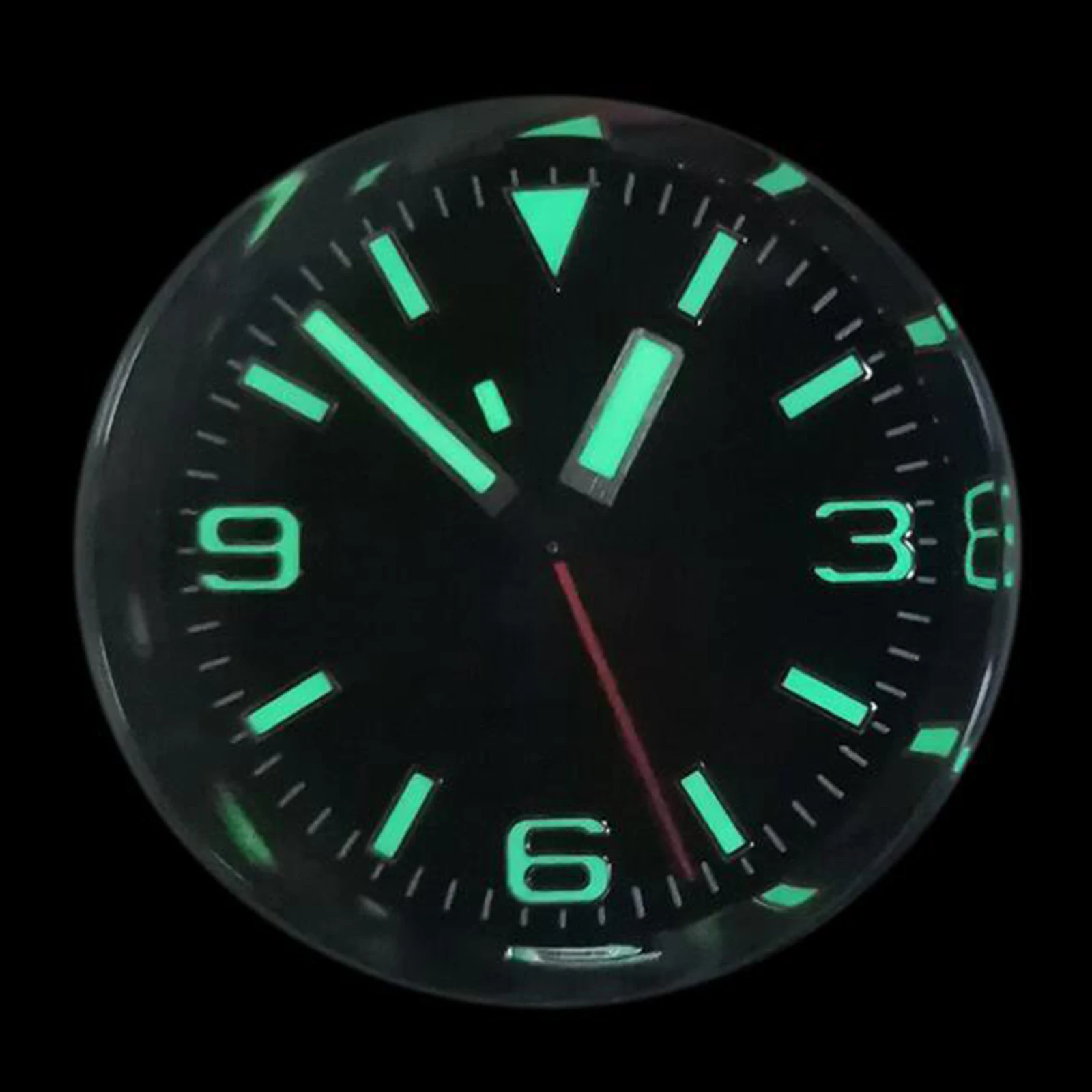 ساعة اليد الميكانيكية الياقوت للرجال مع الاتصال الهاتفي مضيئة الأخضر ، حاوية من الفولاذ المقاوم للصدأ ، حركة أوتوماتيكية ، NH35 ، موضة جديدة ، 40 مللي متر