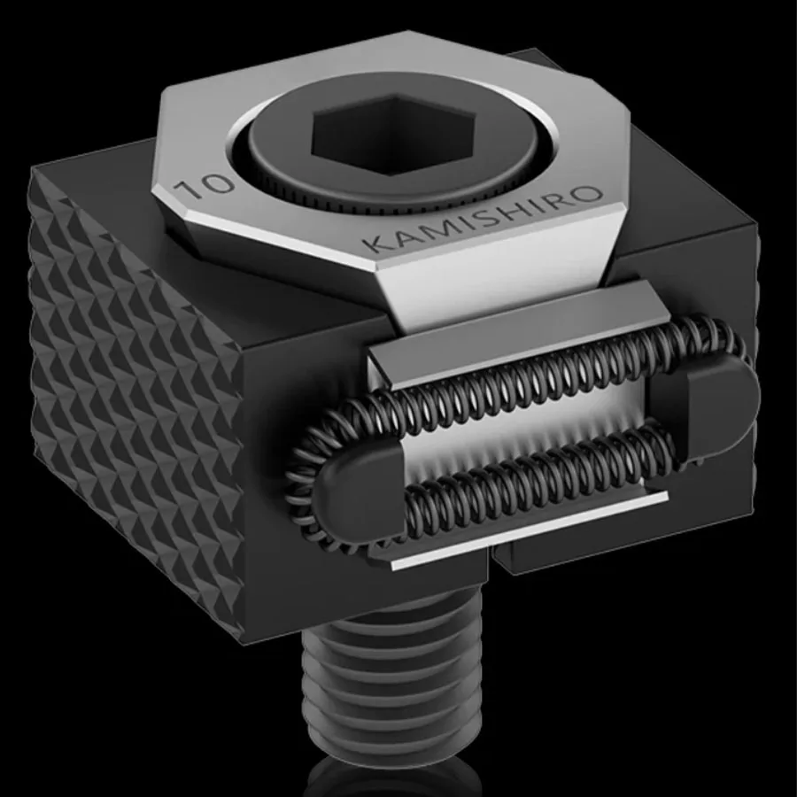 CNC multi station oblique wedge tooth surface expansion clamping block machining center parallel precision vise OK clamp