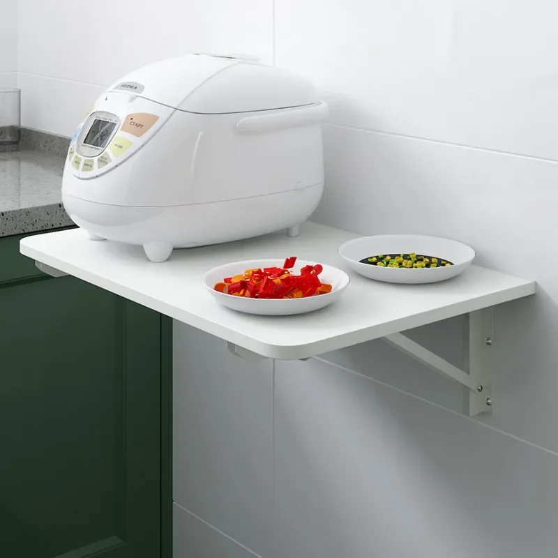 

Space-Saving Desk: Folding Study Table,Wall Hanging Kitchen Rack, Multifunctional Work Area,Compact Desk,Versatile Folding Table