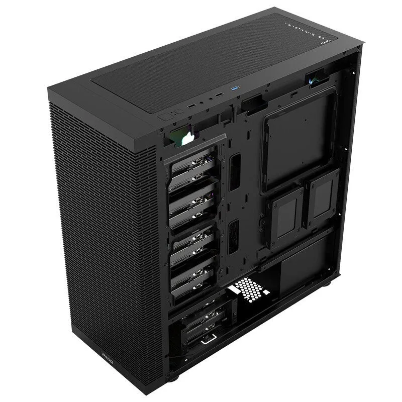 

High-Capacity Multi-Disk Tower Chassis, E-ATX/ATX with Square Vent Design, Supports 7 Fans & 360mm Radiator for Server