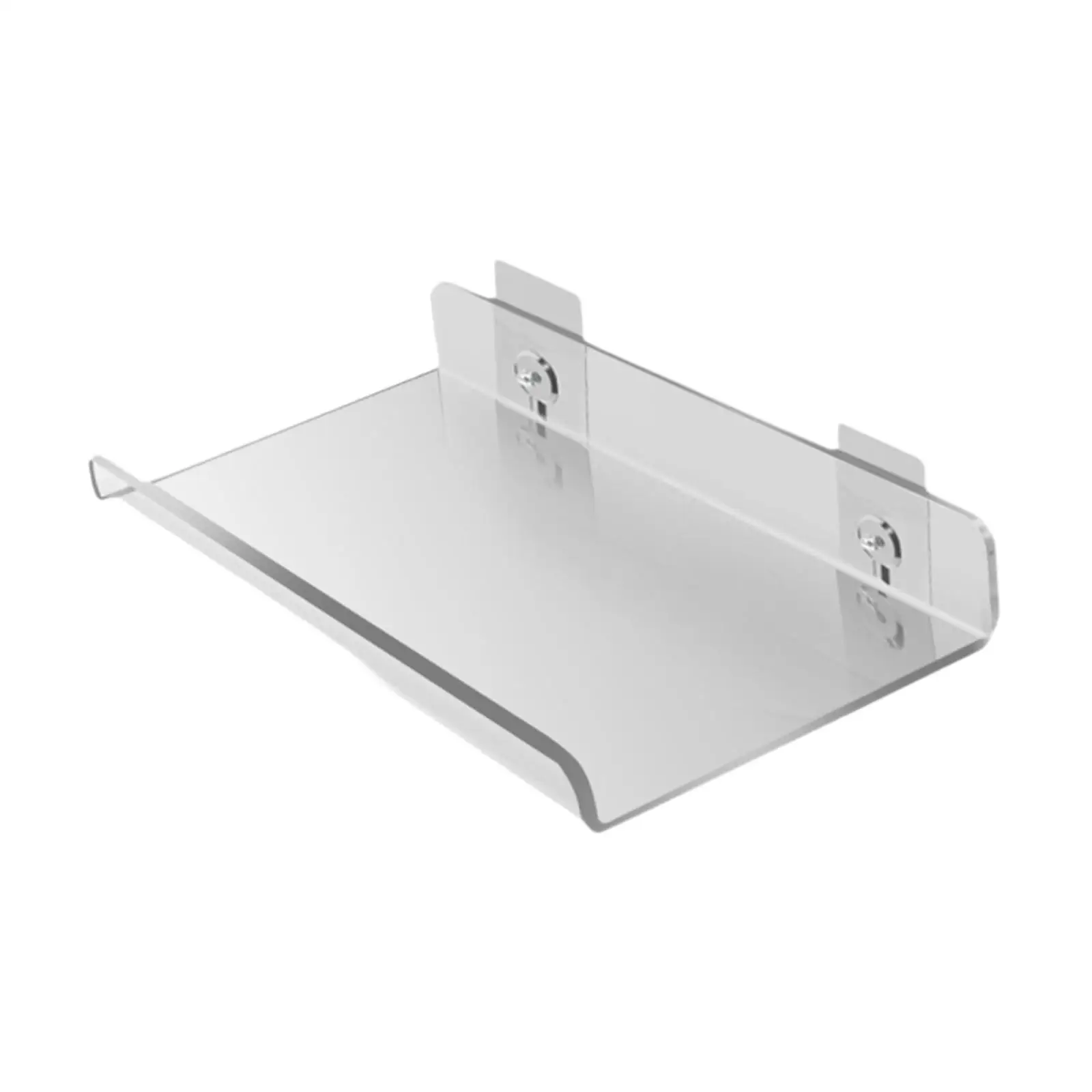 Clear Acrylic Makeup Display Shelf Simple Multifunctional Wall Mount Rack for Bathroom Bedroom and Interior Shelf
