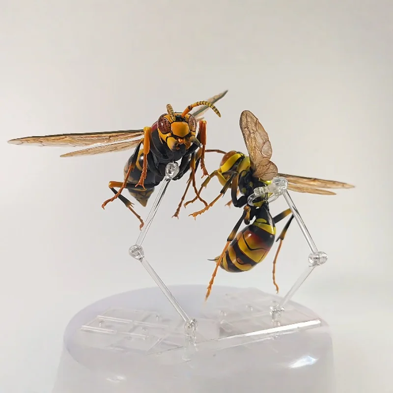 

Bandai Articulated Simulation Wasp Figurine Posable Insect Model Biological Encyclopedia Gashapon Adult Collectors Abs Pvc