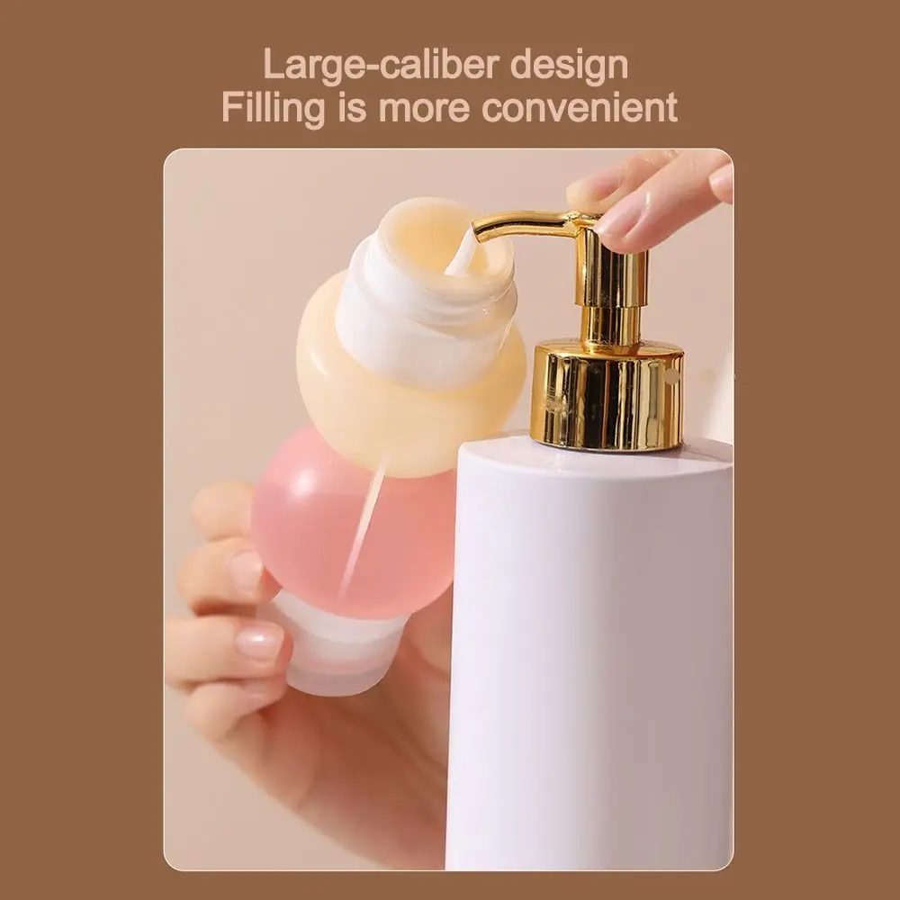 New 90ml Travel Dispenser Bottle Double-ended Empty Squeeze Bottle Reusable Refillable Bottles Shower Gel Shampoo Lotion