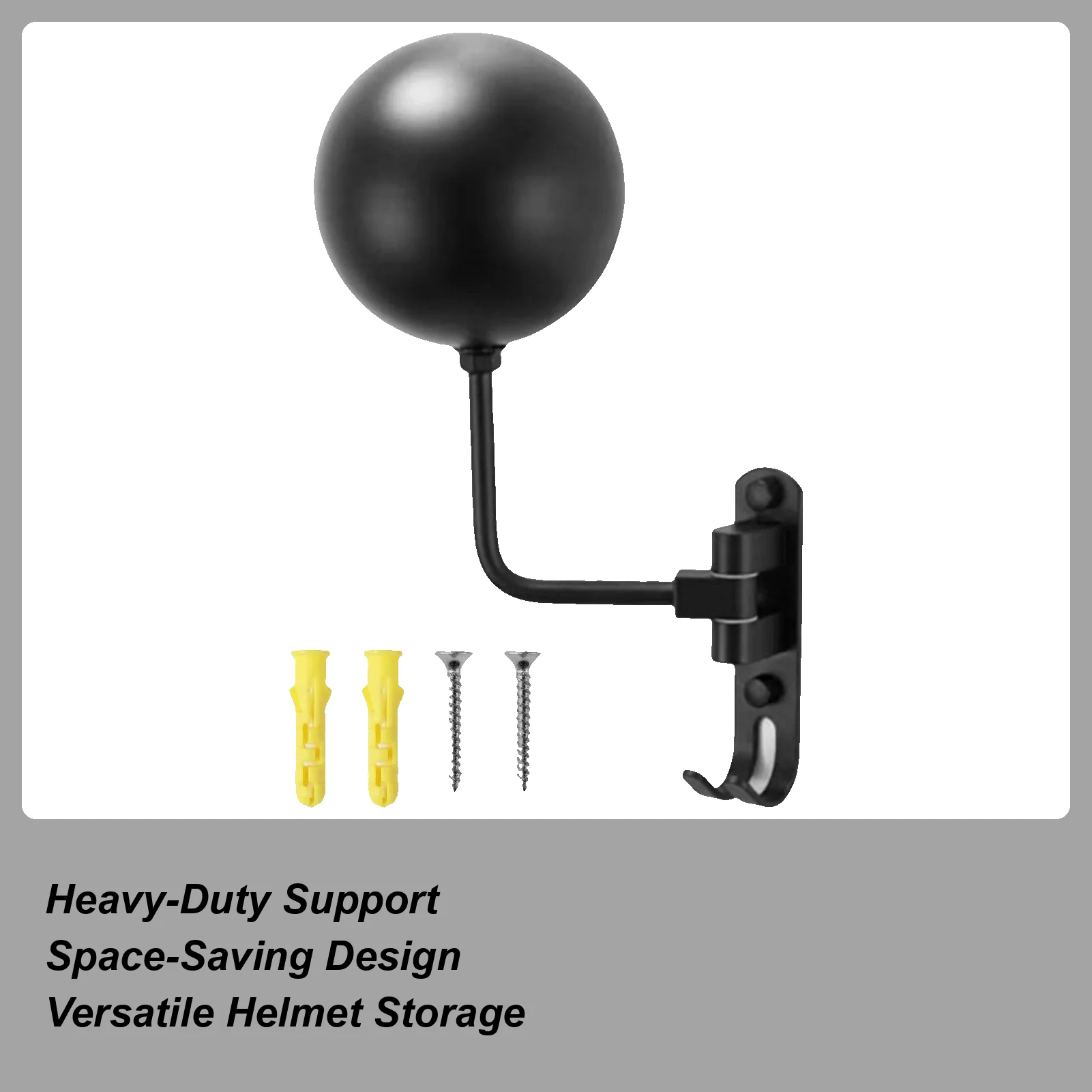 

Motorcycle Helmet Rack Adjustable Wall-Mounted Display Hook Helmet Stand For Display Wall Mount For Home Bedrooms Living Room