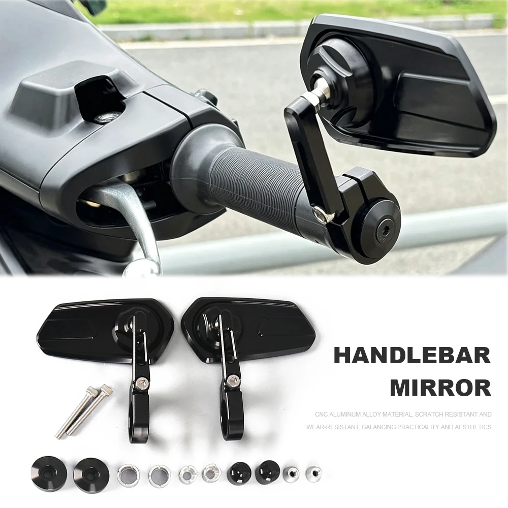 

Motorcycle CNC Bar End Rear View Mirrors For Vespa GTV GTS 300 Super Sprint Primavera 150 Handlebar Side Mirror Accessories