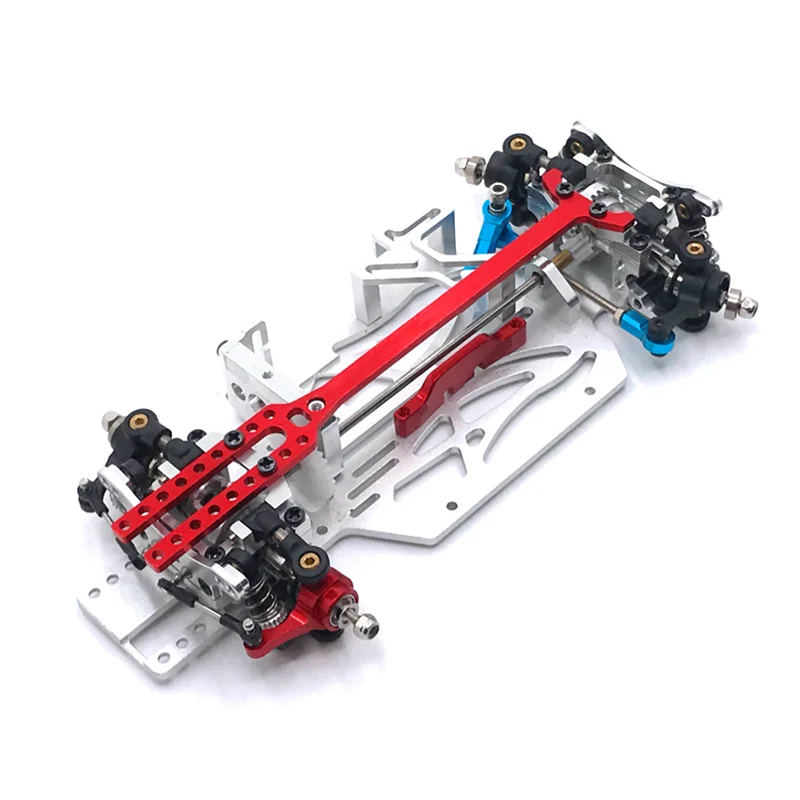 Metal Upgrade Multi-wheelbase 90\94\98\102\106\110\114\118\122mm Second Floor For Mosquito Car MINI-Q8 Q9 1/28 RC Car Parts