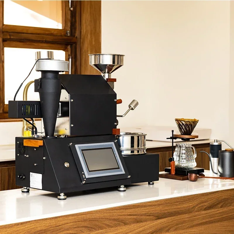 Portable  Coffee Roaster Small Coffee Shop Semi Hot Air 600g Coffee Green Bean Roaster