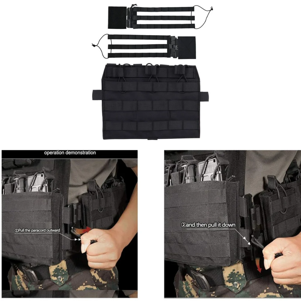 Tactical Vest Panel Expansion Conversion Module Panel Fcsk Tactical Chest Hanging Vest Quick Disassembly Vest Front Hanging Boar