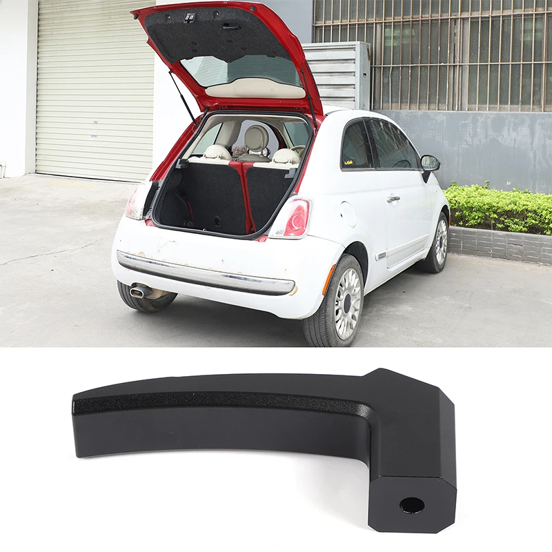 

For 2007+ Fiat 500 aluminum alloy rear tailgate switch inner handle car trunk door handle modification accessories auto parts