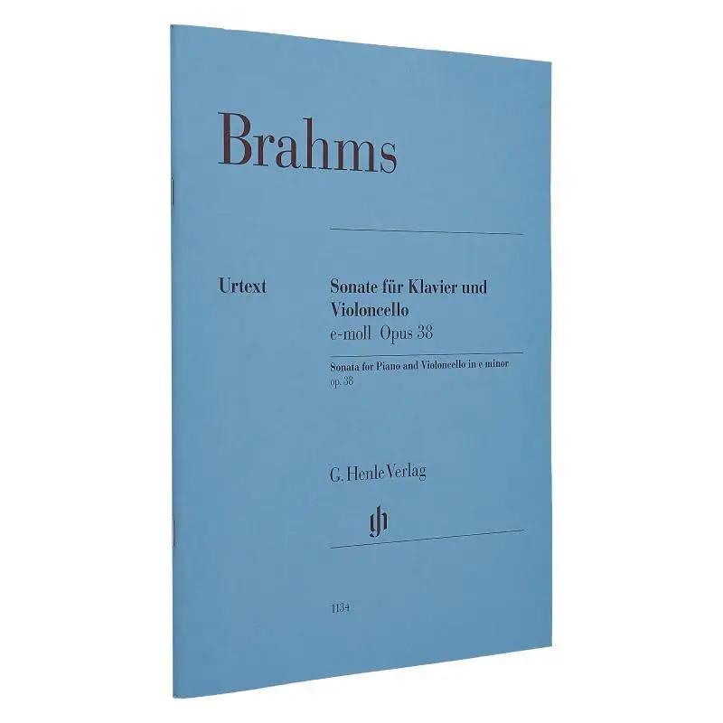 HN1134 Brahms Violoncello Sonata E Minor Op 38 Voss Egon Behr Johannes G Henle Verlag 9790201811345 كتاب
