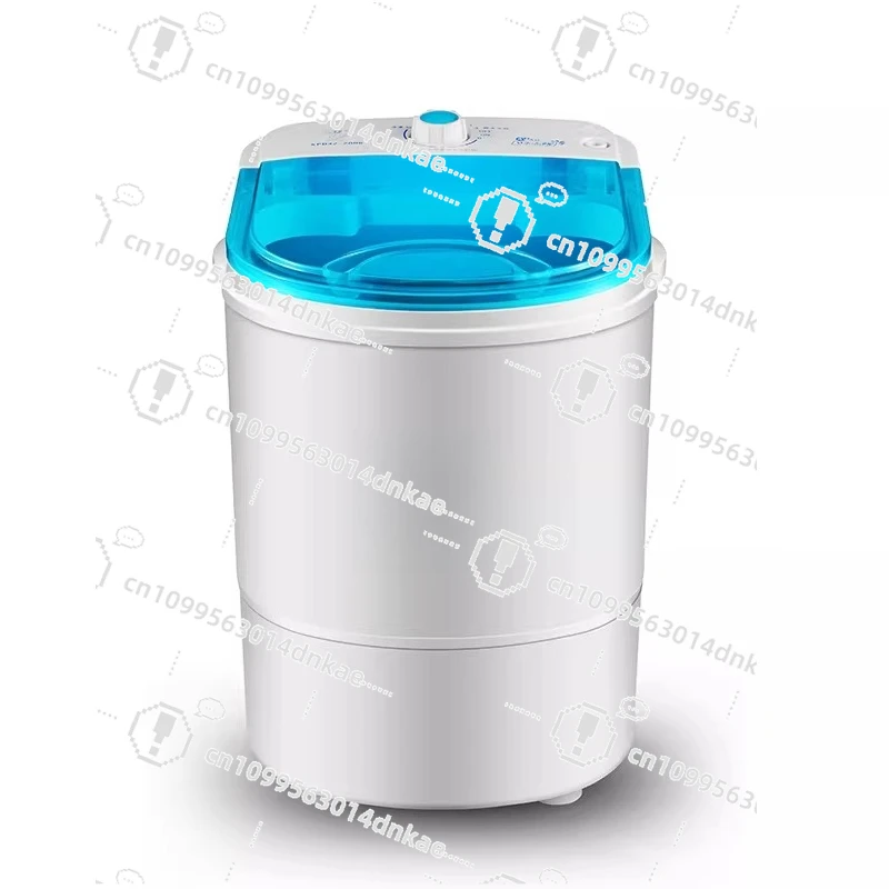 寮用小型洗濯機-ベビーミニ半自動家庭用シングルバケット-洗濯機-簡単操作-靴下下着洗い神器