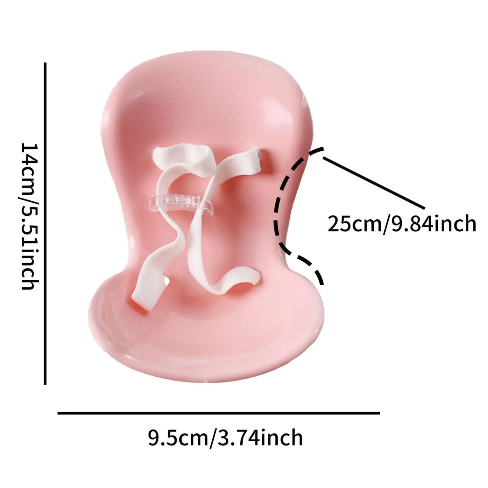 Compact Plastic Doll Car Seat for Collector Display with Hands Free Clip and Adjustable Strap