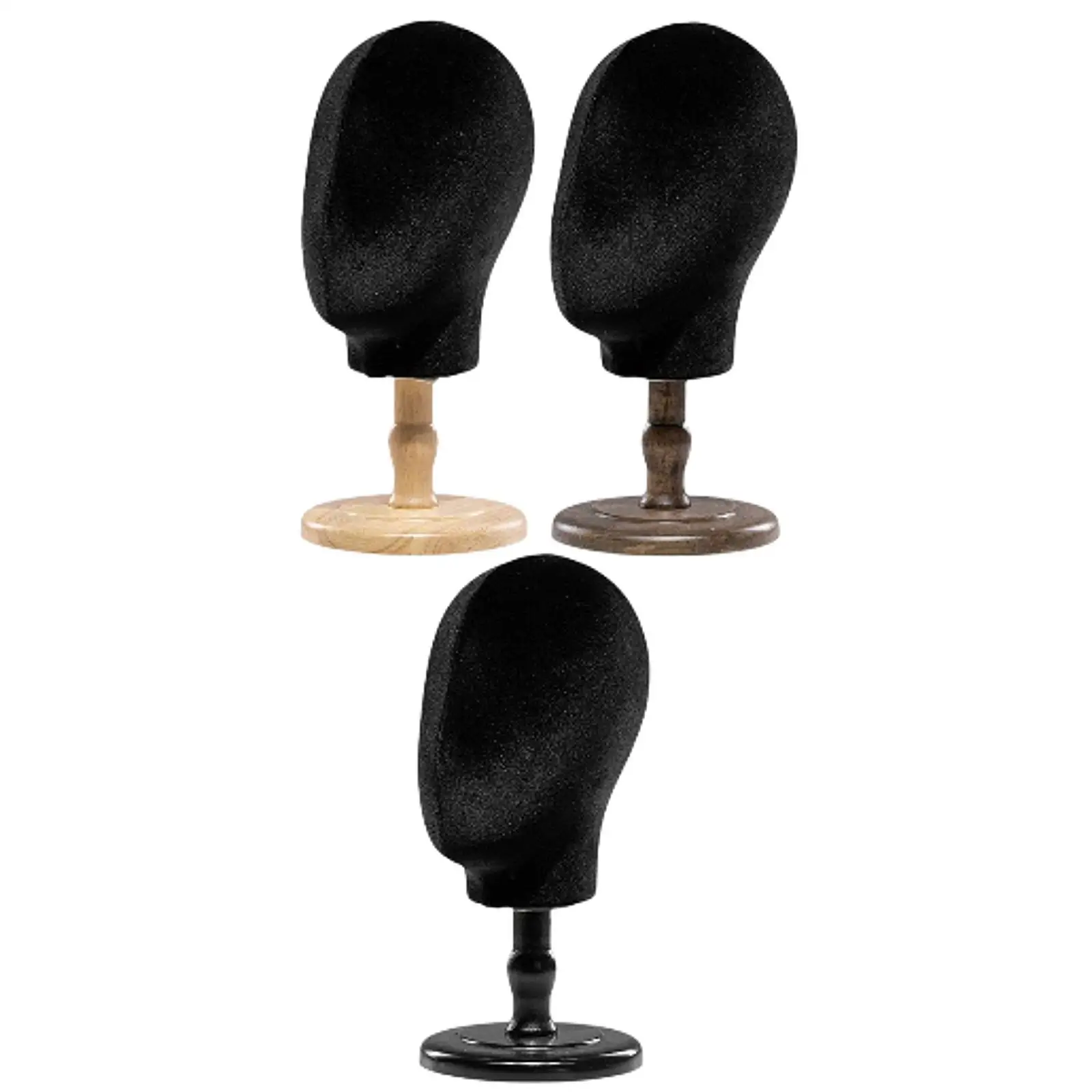 

Wig Holder Model Head Stand Stylist Hairpiece Styling Shopping Mall Hat Organizer Hat Display Stand for Headwear Hats