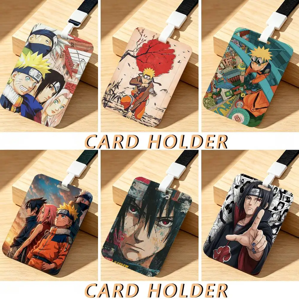 Naruto Anime Trendy Luxury ID Card Holder Lanyard Gift Men And Women For Gift Daily Life