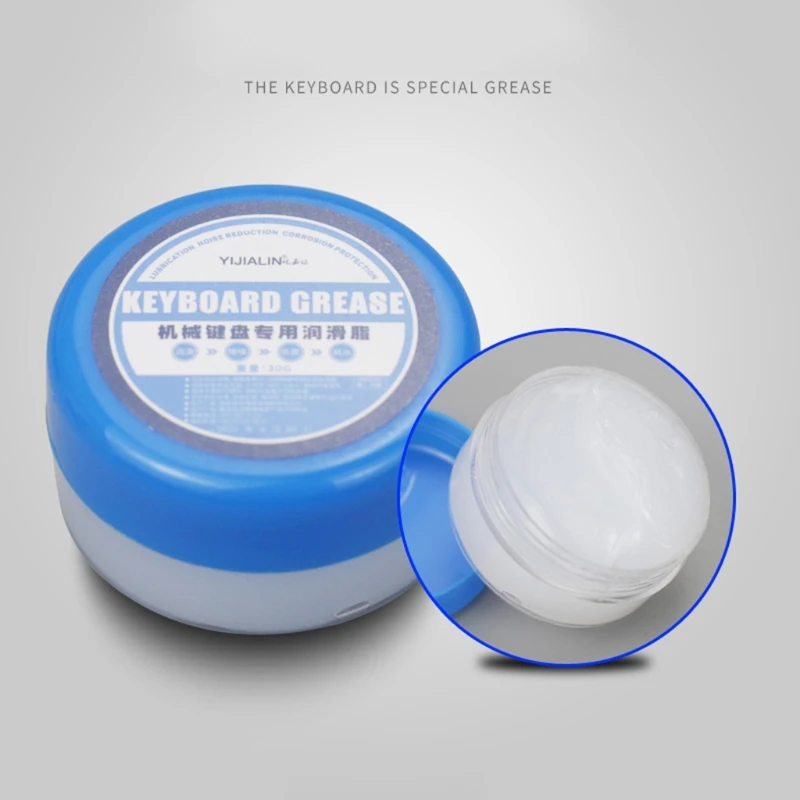 Lubrificantes estabilizadores interruptor graxa branca translúcida para teclado mecânico