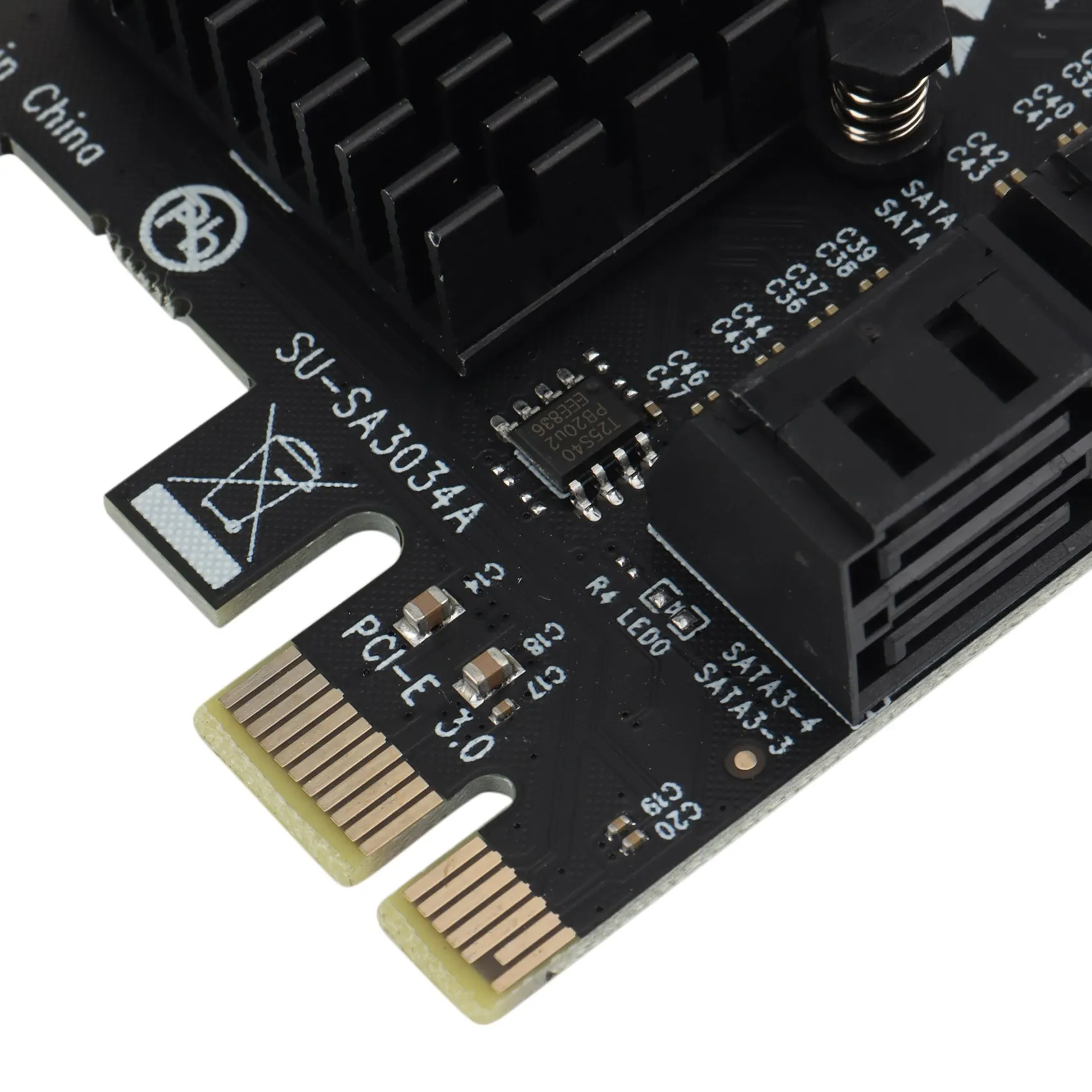 

C-Convenient-PCI-E 4X к SATA 3.0 Карта расширения 4-портовый полноскоростной жесткий диск IPFS для Win7/8/10/Lin