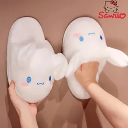 Sanrio Anime kapcie dziewczyna ruchome uszy Cinnamoroll but śliczne ruchome uszy buty Kawaii kapcie dziecięce wszystkie mecze hurtownia butów