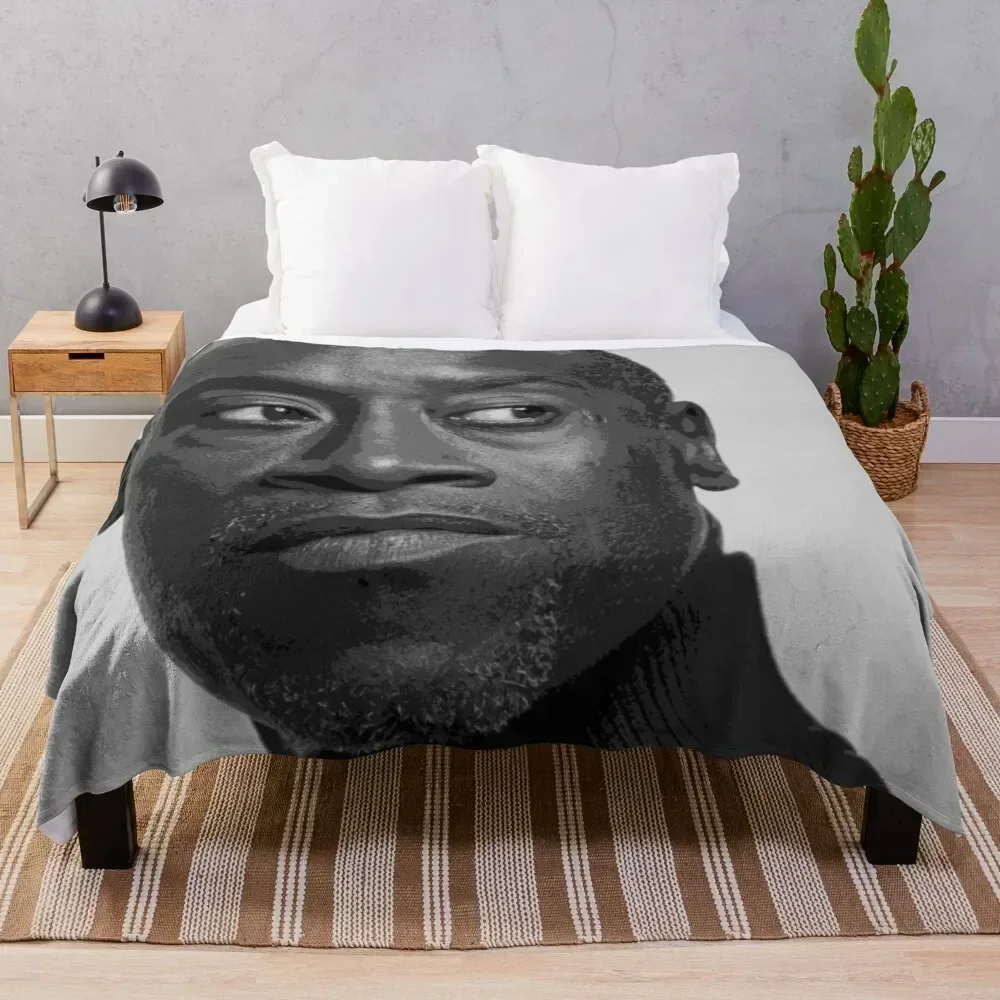 

Don Cheadle Pop Art Portrait Throw Blanket Spring Fall Cozy Throw Blanket for Couch