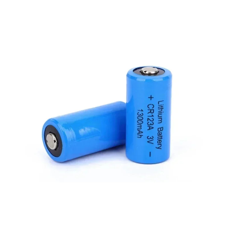 PURFIELD CR123A 1300mah 3V Lithium Battery CR123 CR 123 123A 16340 CR17345 17345 primary batteries for equipment Lamp Radio