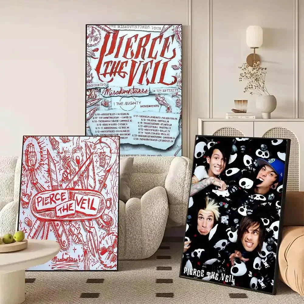 Pierce The Veil Band Collide With The Sky Poster HD Art Sticky Wall Waterproof Home Living Room Bedroom Bar Aesthetic Decoration