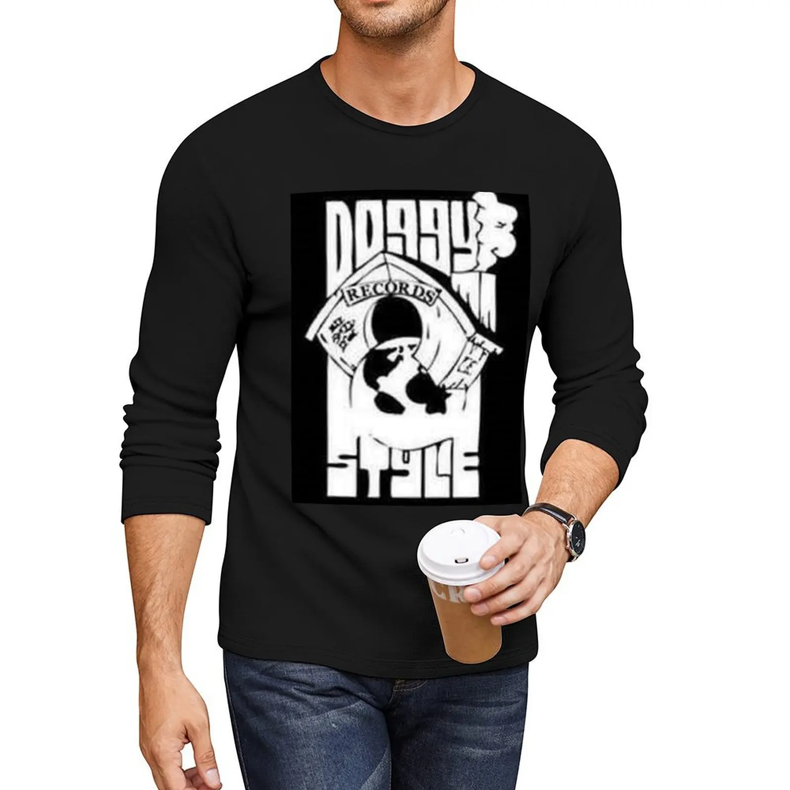 

Doggy StyleRecords Long T-Shirt custom t shirt aesthetic clothes Tee shirt cute clothes oversized t shirt men