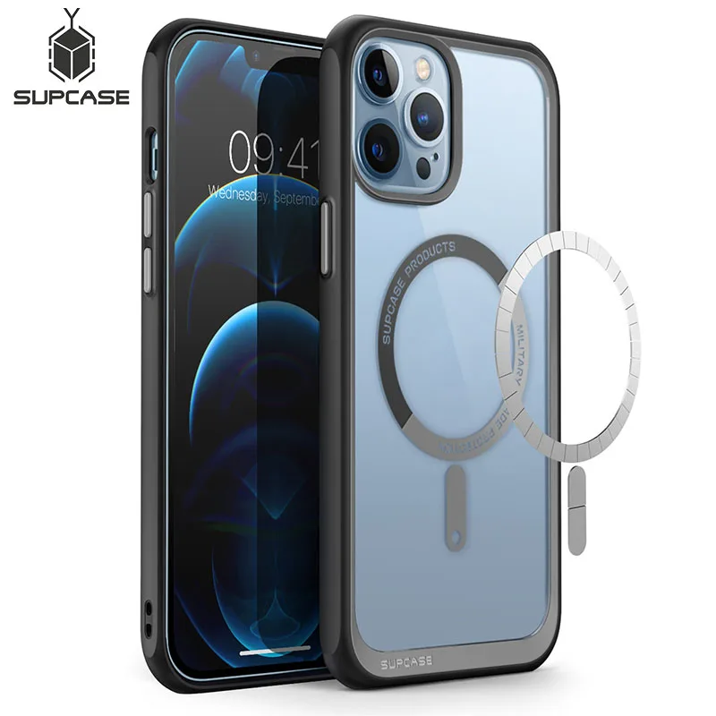 SUPCASE For iPhone 13 Pro Case 6.1 inch (2021) UB Mag Series Premium Hybrid Protective Clear Case Compatible with MagSafe