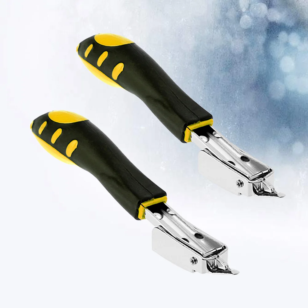 

2pc Hand-Held Nail Puller Premium Metal Anti-Scratch Handle Staple Remover For Diy Industrial Maintenance Repair Tool