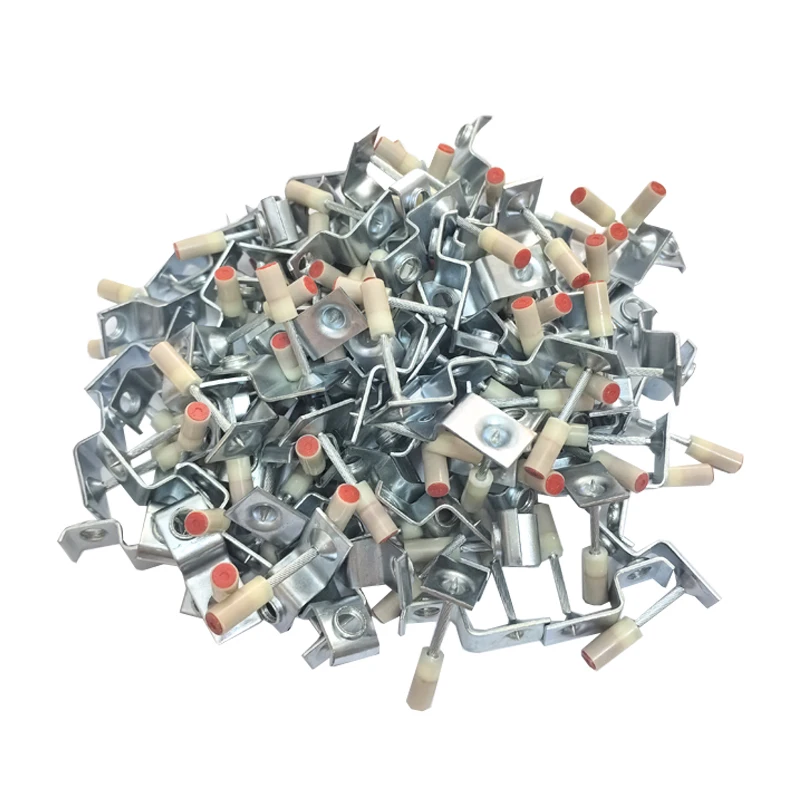100PCS/Box M6/M8/M10 Ceiling Integrated Nails for 7.3mm/8.5mm Pneumatic Ceiling Nail Gun Woodworking Fixed Peg Ceiling Tool