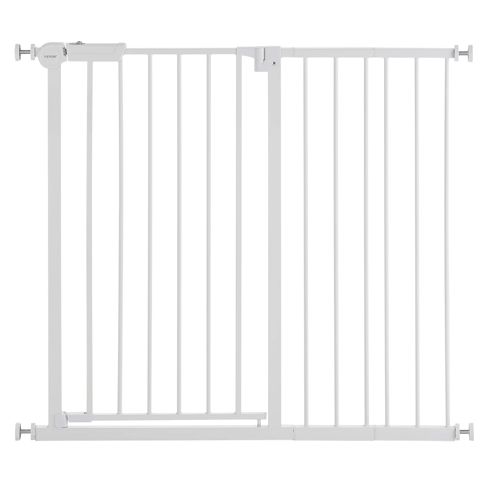 Image of SucceBuy Cancello per bambini 28/30/36 pollici Cancello per cani alto Passeggiata facile Passeggiata attraverso il bambino Kit di montaggio a pressione di sicurezza per animali domestici Porte con cod004