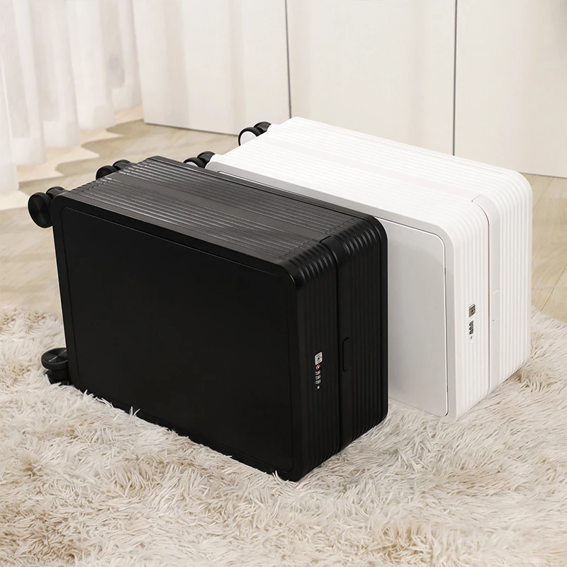 Travel Suitcase 2024 Newest 1:9 Deepen Rolling Luggage with Computer Pocket Sturdy and Durable Business Large Space Trolley Case