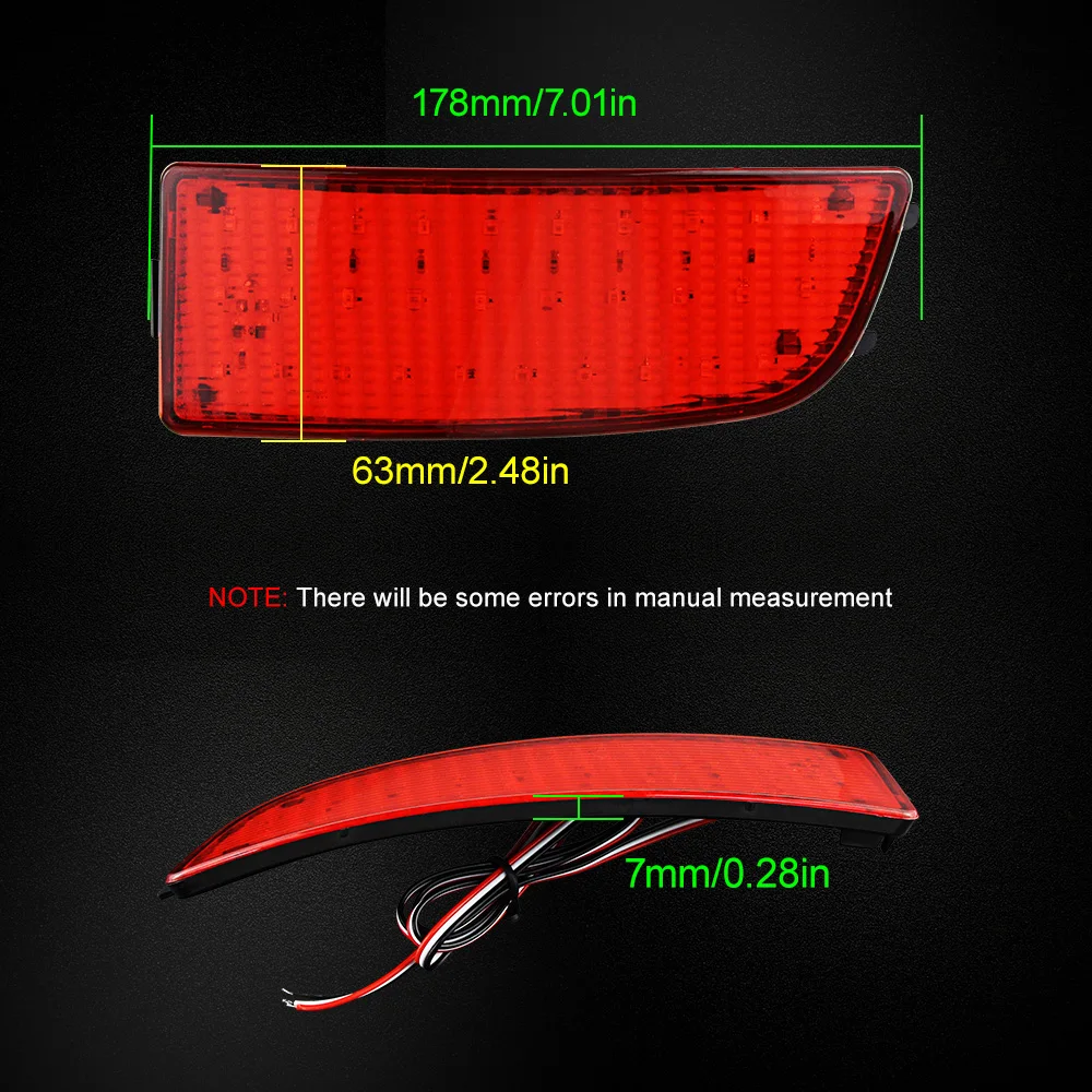 Car Rear Bumper For Mercedes Benz Dodge Sprinter W906 2006 2007 2008 2009 2010 2011 2012 2013 2014 2015 2016 Reflector Light