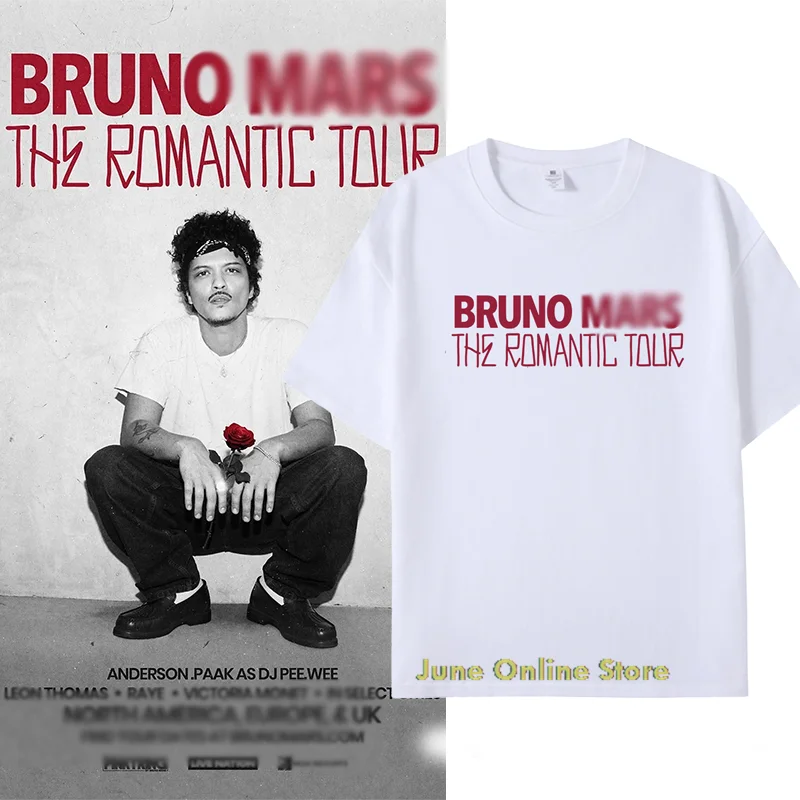 

Carnival disfraz Mars Fans call Concert Outfits Carnival Unisex Romantic Tour Same-Style Merchandise Unisex Short-Sleeve adulto