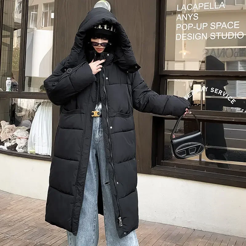 شتاء جديد المرأة أسفل سترة القطن ركاب هوديي سترة قطن الموضة الدافئة #5