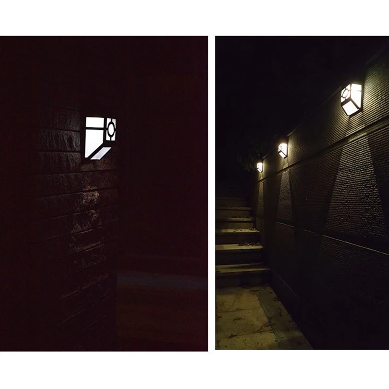Solar Wall Light LED Waterproof Solar Garden Light For Fences Terraces Front Doors Stairs Courtyards