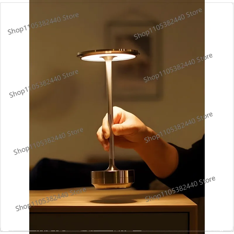 Bar Restaurant Nordic Ambient  Creative Cafe Rechargeable Outdoor Camping Table  Night Light Clear Bar Table Light