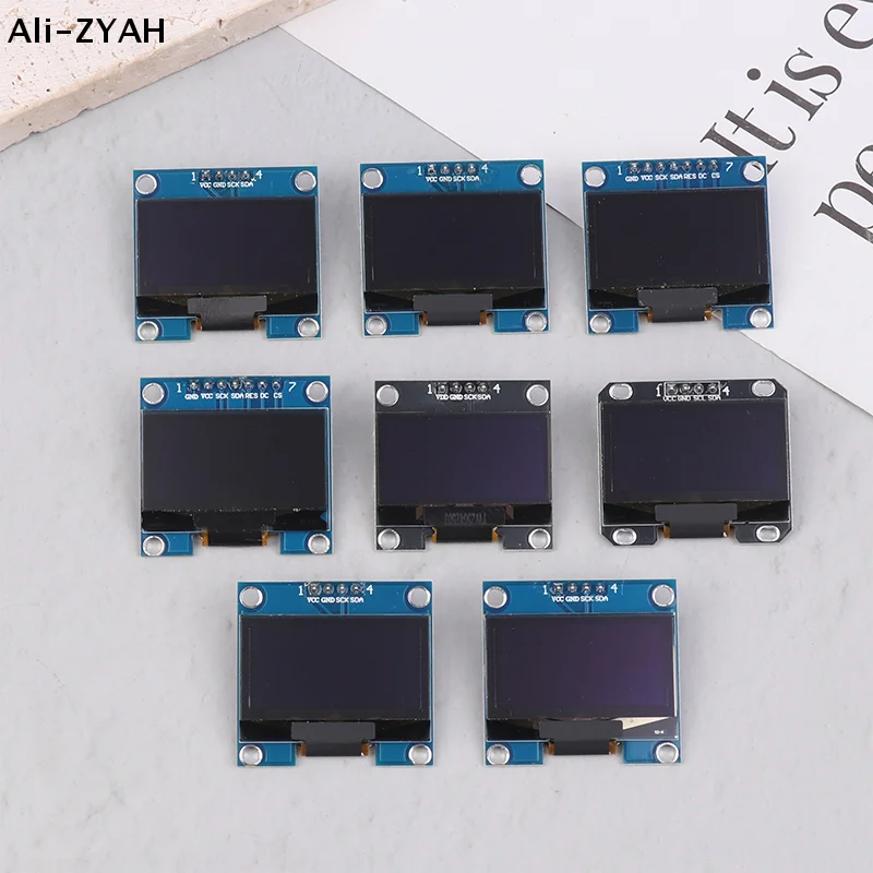 【A1】1PCS 1.3 Inch OLED Module SPI/IIC Communicate White/Blue Color 128X64 1.3 Inch OLED LCD LED Display Module 1.3