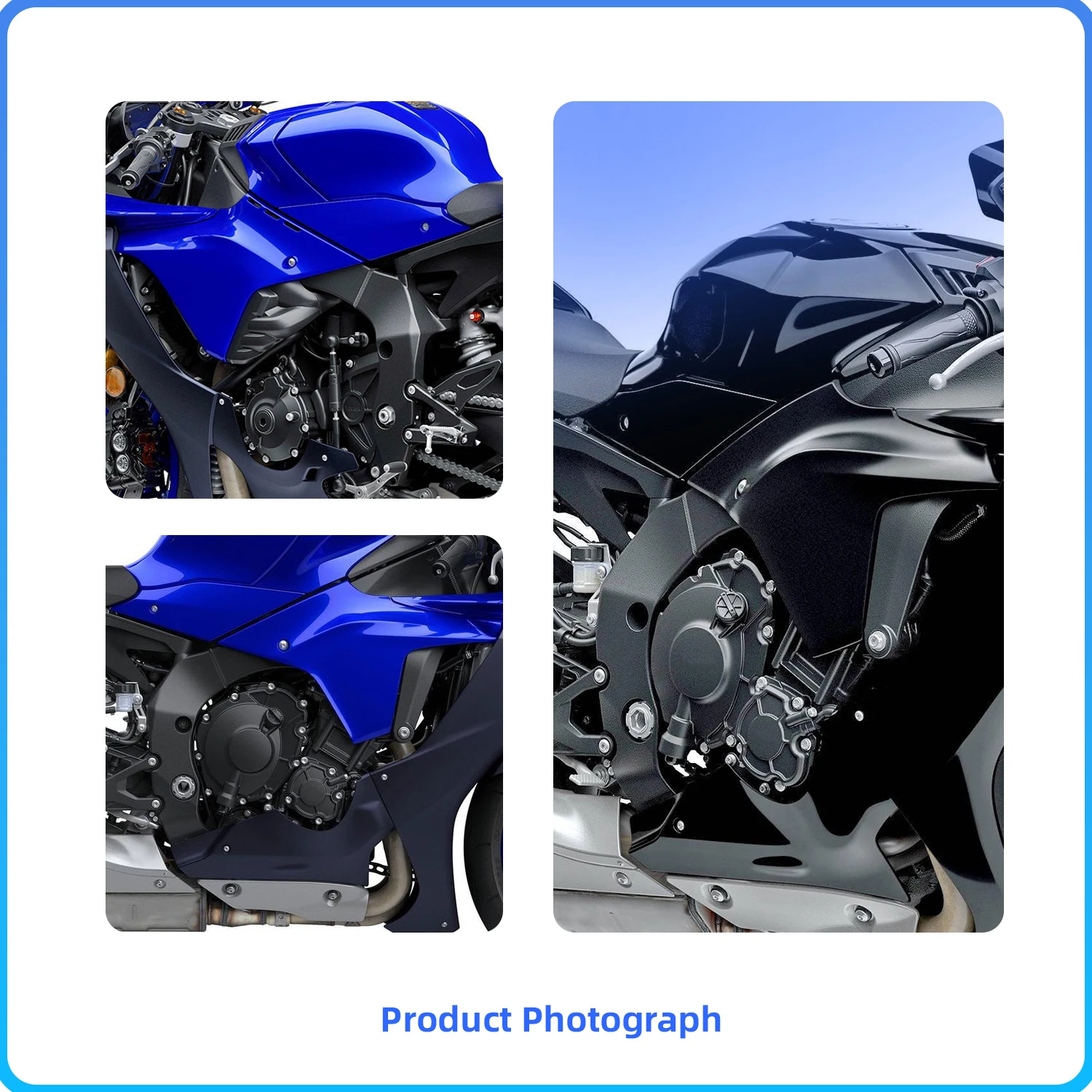 Motorcycle Frame Covers Protectors Fairings Real ABS Carbon For Yamaha MT10 R1 R1M 2015 2016 2017 2019 2020 2021 2022 2023