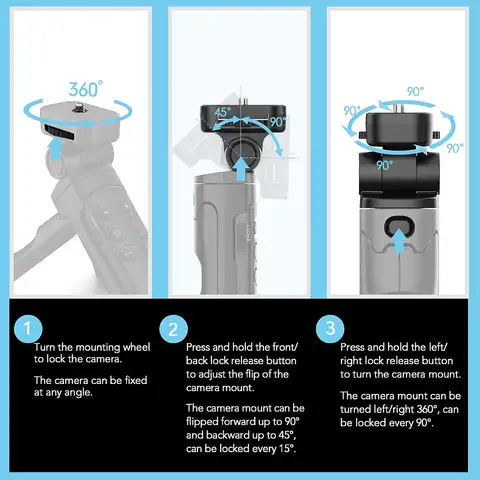AODELAN Trådlöst stativ för Sony med fjärrkontroll för stillbilder, video och vloggning för Sony ZV-E10 A6700 A7IV 8 best sales Sony Handycam - №3