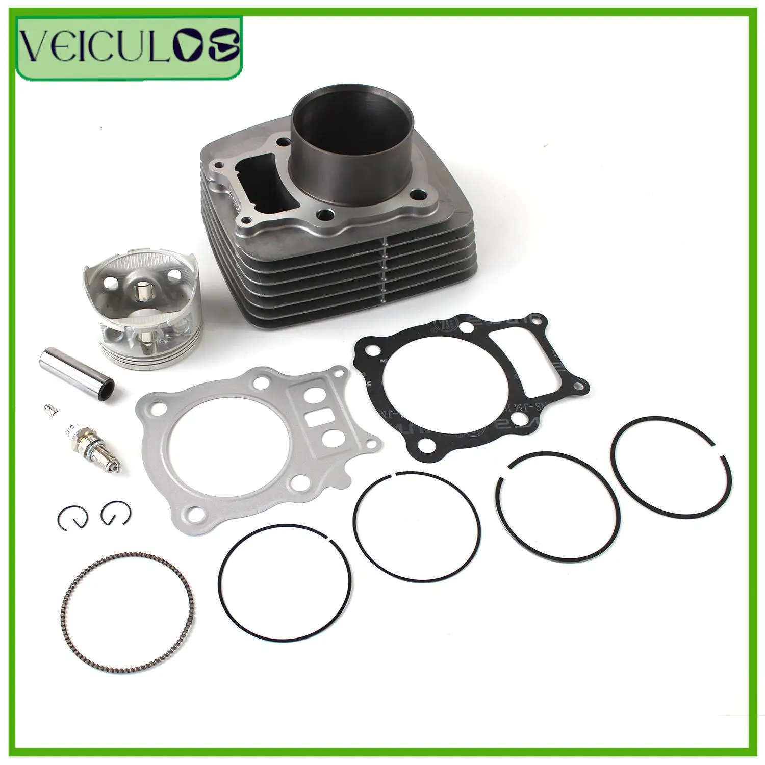 

78.5mm Bore Motorcycle Cylinder Piston Gasket Rebuild Kit 12100-HN5-670 13101-HN5-670 Fit Honda Rancher TRX350 2000-2006 ATV