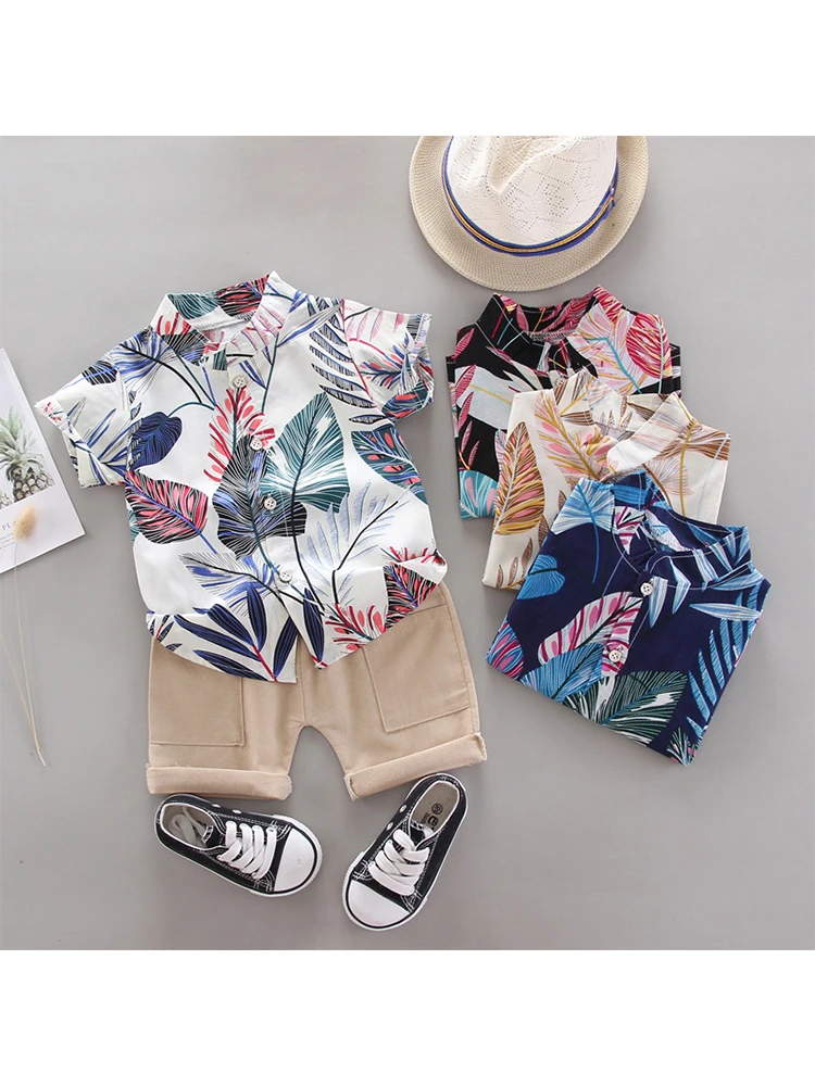 Baby Boy\'s Suit Summer Casual Clothes Set Top Shorts 2PCS Baby Clothing Set for Boys Infant Suits Kids Clothes